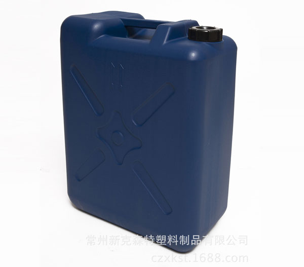 江蘇塑料桶廠家直銷吹塑化工桶 25l中空塑料藍(lán)扁化工桶 耐高壓